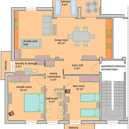 Appartement Francy Panorama View